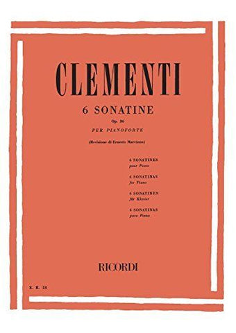 Clementi, ed. Marciano – 6 Sonatinas, Op. 36 – Piano