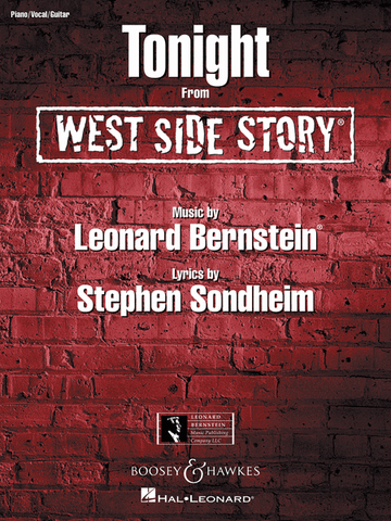 Bernstein and Sondheim – Tonight (from West Side Story) – Piano, Vocal, Guitar