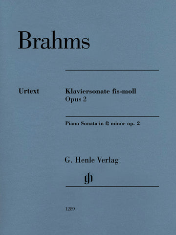 Brahms, ed. Eich – Piano Sonata in F# Minor, Op. 2 – Piano