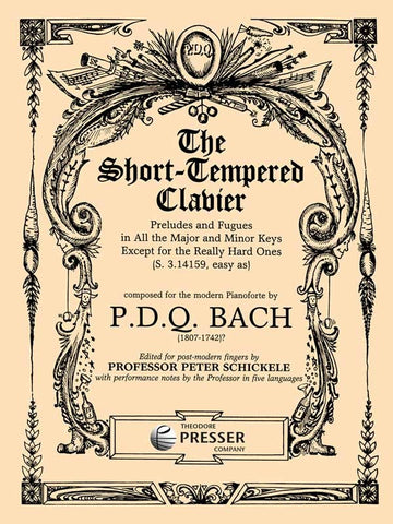 Bach, P.D.Q. – The Short-Tempered Clavier – Piano