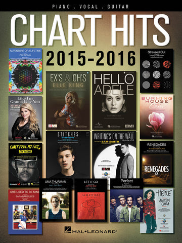 Various – Chart Hits of 2015-2016 – Piano, Vocal, Guitar