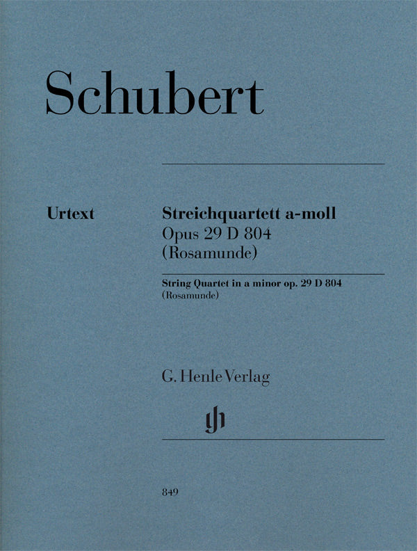 Schubert - String Quartet in A Minor, Op. 29 (Rosamunde) - String Quartet