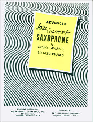 Niehaus - Advanced Jazz Conception for Saxophone: 20 Etudes (w/CD) - Jazz Saxophone Method