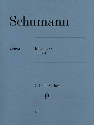 Schumann, ed. Herttrich – Intermezzi, Op. 4 – Piano