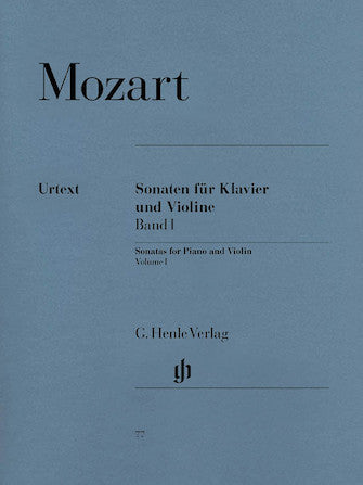 Mozart, eds. Seiffert, Lampe, and Rohrig - Sonatas for Piano and Violin, Vol. 1 - Violin and Piano