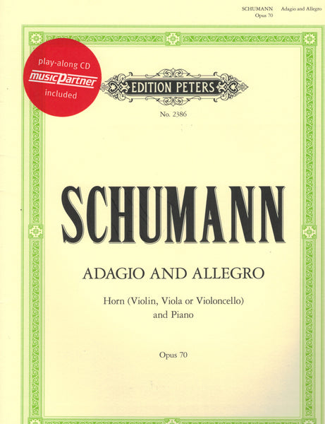 Schumann - Adagio and Allegro (w/CD) - Horn and Piano