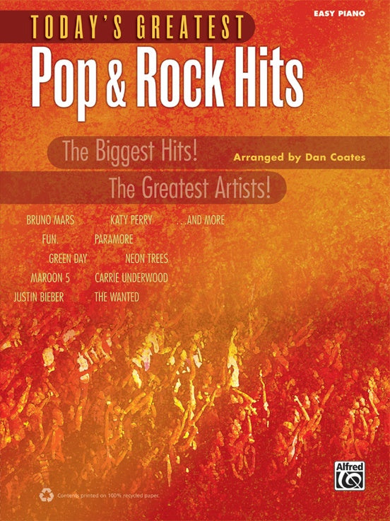 Coates, arr. - Today's Greatest Pop and Rock Hits - Easy Piano