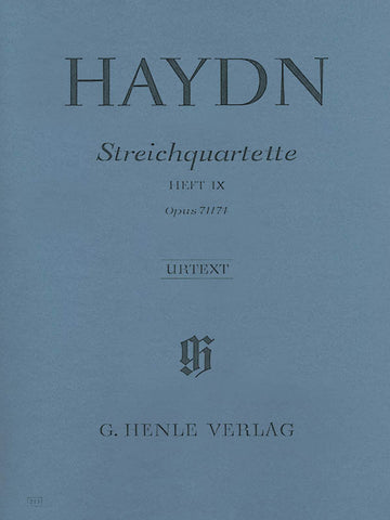 Haydn, eds. Feder and Saslav - String Quartets, Book 9 (Appony Quartets, Ops. 71 and 74) - 2 Violins, Viola, and Cello