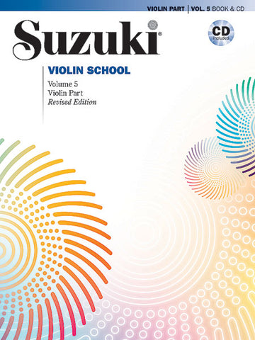 Suzuki Violin School: Vol. 5 (International Edition) w/CD - Violin Method