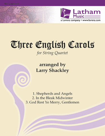 Shackley, arr. - Three English Carols - String Quartet