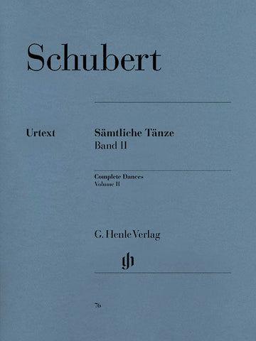 Schubert - Complete Dances, Vol. 2 - Piano Solo