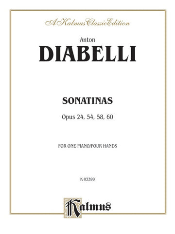 Diabelli - Sonatinas: Op. 24, 54, 58, 60 - Piano 4-Hands
