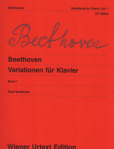 Beethoven, ed. Ratz – Variations for Piano, Vol. 1 – Piano