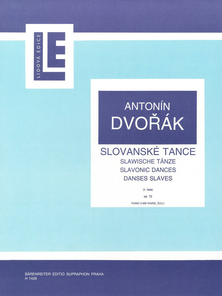 Dvorak – Slavonic Dances, Op. 72 – Piano