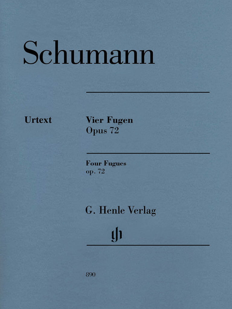 Schumann, ed. Herttrich – Four Fugues, Op. 72 – Piano