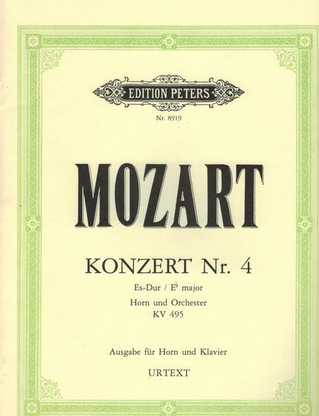 Mozart - Horn Concerto No. 4 in Eb Major, KV. 495 - Horn and Piano