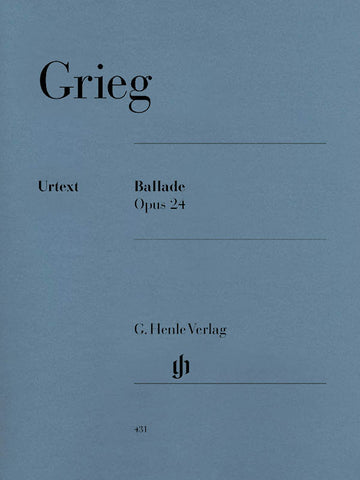 Grieg, ed. Herttrich – Ballade, Op. 24 – Piano