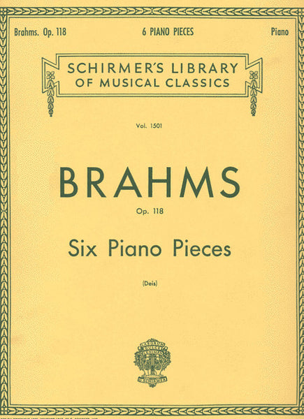 Brahms, ed. Deis – Six Piano Pieces, Op. 118 – Piano