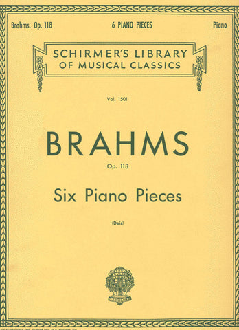 Brahms, ed. Deis – Six Piano Pieces, Op. 118 – Piano