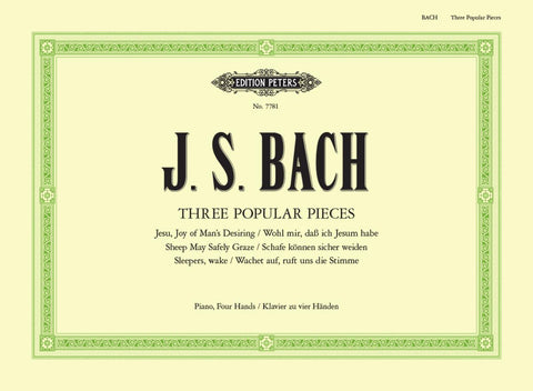 Bach, arr. Duck – Three Popular Pieces for Piano Duet – Piano, 4 Hands