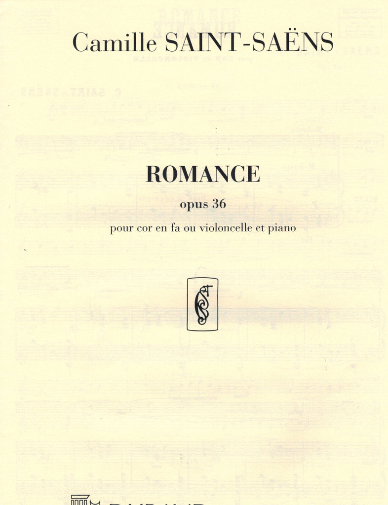 Saint-Saens - Romance, Op. 36 - Horn (Cello) and Piano