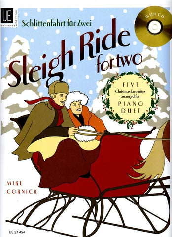 Cornick - Sleigh Ride for Two (w/CD) - Piano 4-hands Anthology