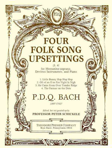 Bach, P.D.Q. - 4 Folk Song Upsettings - Voice and Keyboard