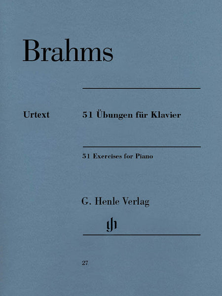 Brahms, ed. Cai – 51 Exercises for Piano – Piano