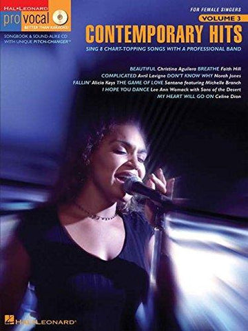 Various – Hal Leonard's Pro Vocal Women, Vol. 3: Contemporary Hits (w/CD) – Voice