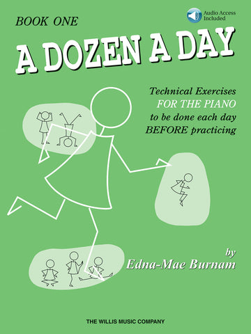 Burnam – A Dozen a Day, Book One (w/Audio Access) – Piano Method