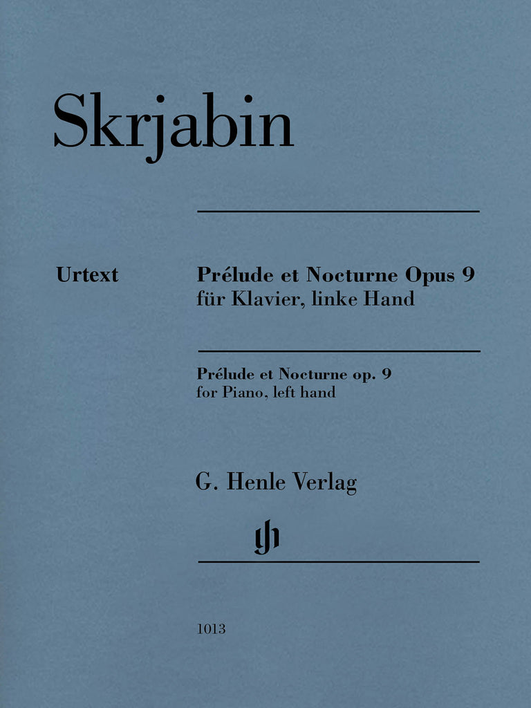 Scriabin, ed. Rubcova – Prelude et Nocturne, Op. 9 – Piano