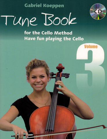 Koeppen - Tune Book for the Cello, Vol. 3 (w/CD) - Cello Method