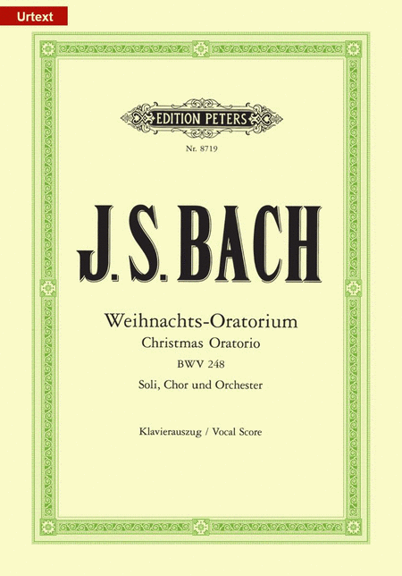 Bach, ed. Muntschick - Christmas Oratorio (German Only) - Vocal Score