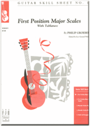 FJH Skill Sheet No. 1: First Position Major Scales - Guitar Method