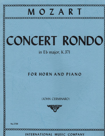 Mozart, ed. Cerminaro - Concert Rondo in Eb Major, K. 371 - Horn and Piano