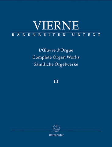 Vierne - Complete Organ Works, Vol. III - Organ