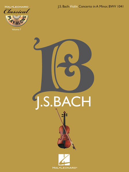 Bach - Concerto in A Minor, BWV.1041 (w/CD) - Violin Solo