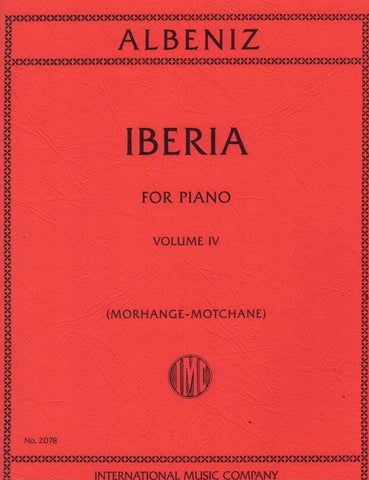 Albeniz – Iberia, Vol. 4 – Piano