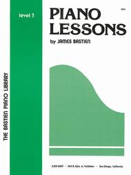 Bastien - Piano Lessons: Level 3 - Piano Method