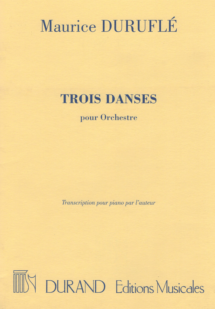 Durufle – 3 Danses – Piano