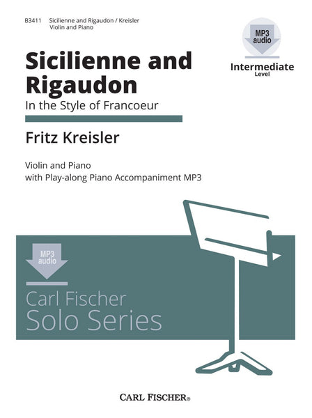 Kreisler - Sicilienne and Rigaudon (w/CD) - Violin and Piano