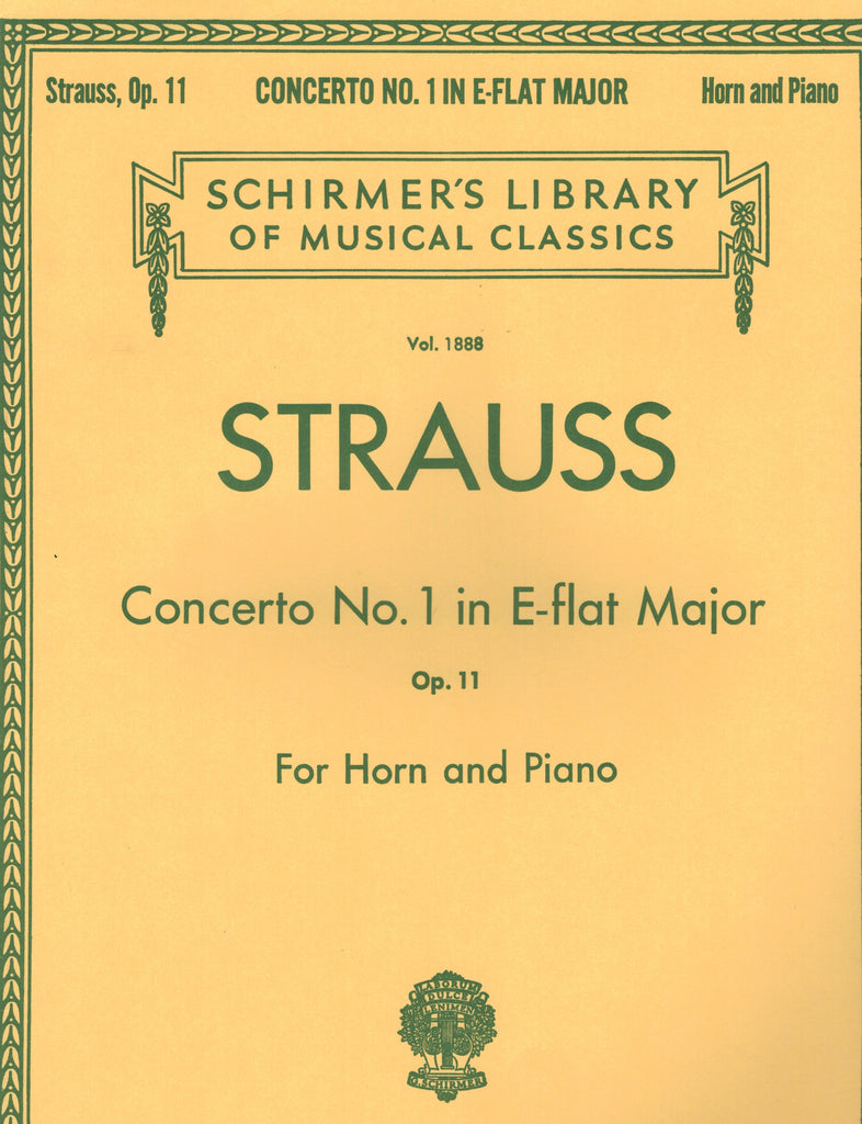 Strauss, R. - Concerto No. 1 n Eb Major, Op. 11 - Horn and Piano