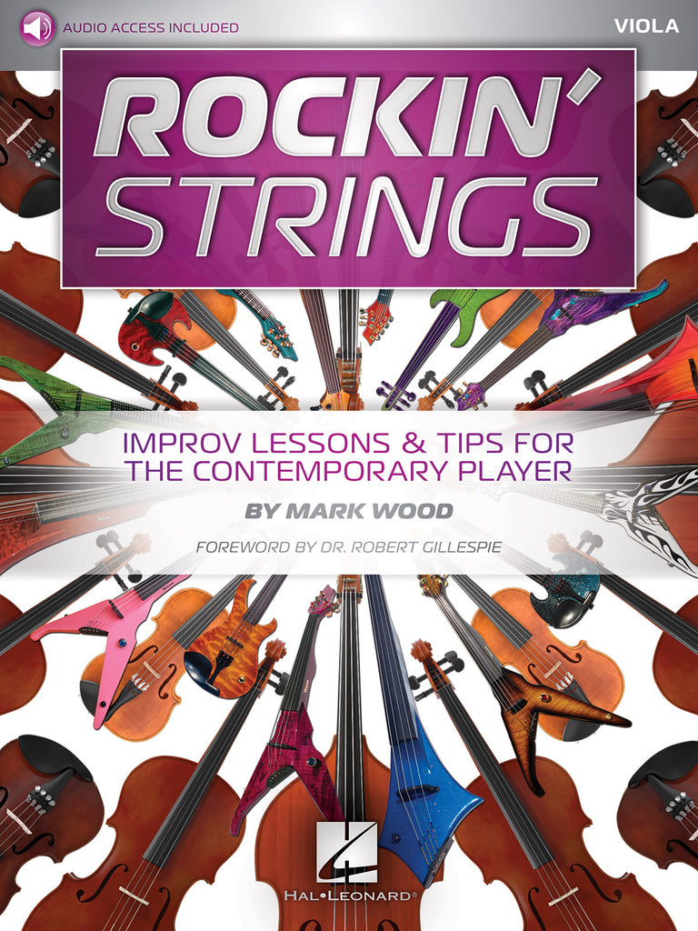 Wood - Rockin' Strings: Improv Lessons and Tips for the Contemporary Player (w/Audio Access) - Viola Method