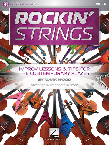 Wood - Rockin' Strings: Improv Lessons and Tips for the Contemporary Player (w/Audio Access) - Viola Method