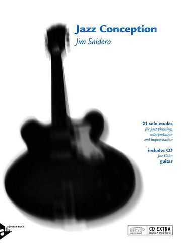 Snidero - Jazz Conception: Guitar (w/CD) - Guitar Method