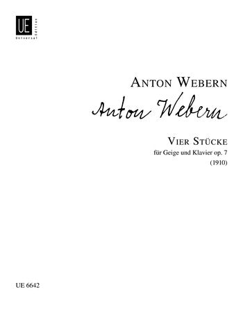 Webern - 4 Stucke, Op. 7 - Violin and Piano