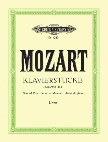 Mozart, ed. Soldan – Selected Piano Pieces – Piano