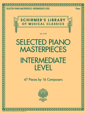 Various - Selected Piano Masterpieces, Intermediate Level - Piano Solo