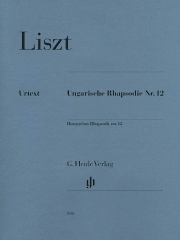 Liszt, ed. Herttrich – Hungarian Rhapsody No. 12 – Piano