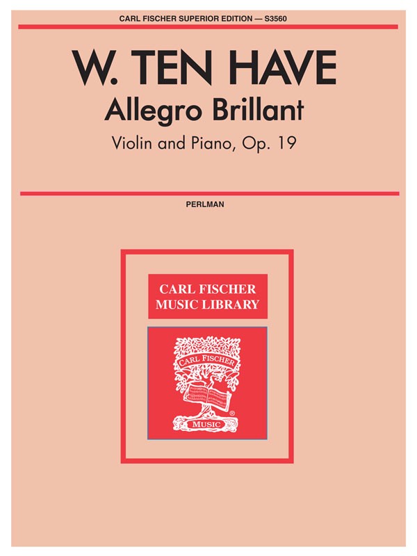 Ten Have - Allegro Brillant, Op. 19 - Violin and Piano